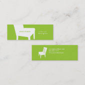 Lime Green Visitekaartje Skinny (Voorkant / Achterkant)