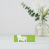 Lime Green Visitekaartje Skinny (Staand voorkant)