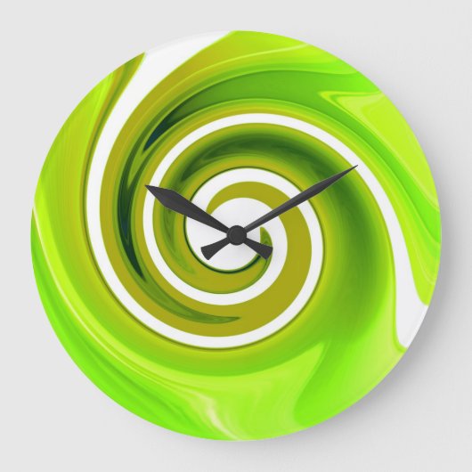 Lime Green Wall klok (Voorkant)