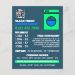 Lime Green Washer, Laundromat, Cleaning Service Flyer<br><div class="desc">Lime Green Washer,  Laundromat,  Cleaning Service Adverteren Flyer door de Visitekaartje Store.</div>