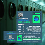 Lime Green Washer, Laundromat, Cleaning Service Flyer<br><div class="desc">Lime Green Washer,  Laundromat,  Cleaning Service Adverteren Flyer door de Visitekaartje Store.</div>