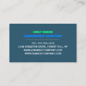 Lime Green Washer, Laundromat, Cleaning Service Visitekaartje (Achterkant)