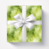 Lime Green Waterverf Abstract Cadeaupapier
