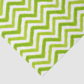 Lime Green Waterverf Chevron Tissue Paper Tissuepapier (Detail)