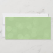 Lime Green Wedding Foto Love & Bedankt Bedankt (Achterkant)