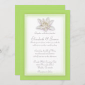 Lime Green Wedding Invitations Kaart (Voorkant / Achterkant)