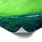 Lime Green Weir At Bath, UK Poster (Hoek)