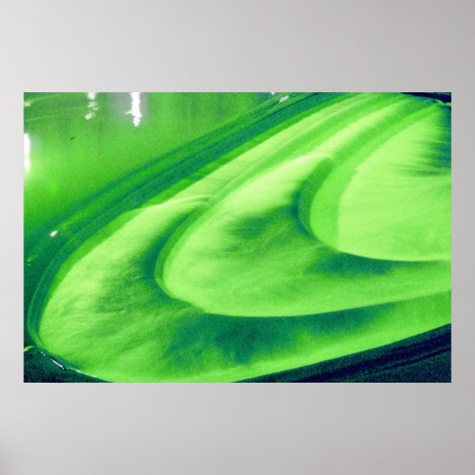 Lime Green Weir At Bath, UK Poster (Voorkant)