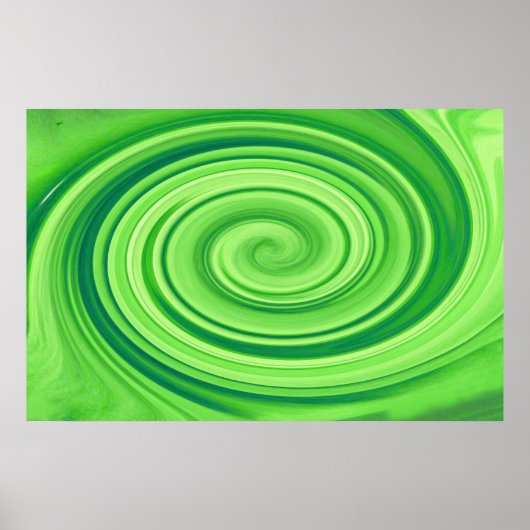 Lime Green Whirlpool Poster (Voorkant)