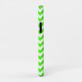 Lime Green White Large Chevron ZigZag Pattern Case-Mate iPhone Case (Achterkant/rechts)