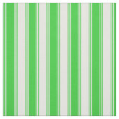 Lime Green & White Lined Pattern Stof (Swatch)