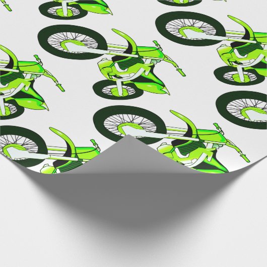 Lime Green Wrapping Paper Cadeaupapier (Hoek)