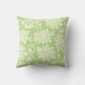 Lime Green & Yellow Damask Pillow Kussen (Achterkant)