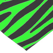 Lime Green Zebra Korte Tafelloper (Hoek)