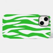 Lime Green Zebra Print Case-Mate iPhone Case (Achterkant (horizontaal))