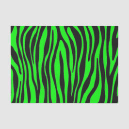Lime Green Zebra Tissuepapier