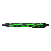 Lime Green Zebra Zwarte Inkt Pen (Bodem)