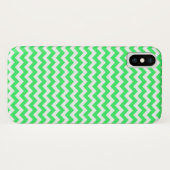 Lime Green Zig Zag Chevron Case-Mate iPhone Case (Achterkant (horizontaal))