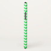 Lime Green Zig Zag Chevron Case-Mate iPhone Case (Achterkant / rechts)