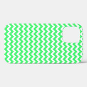 Lime Green Zig Zag Chevron Hoesje-Mate iPhone Case (Achterkant (horizontaal))