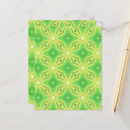 Lime Groen Abstract Patroon 12.0 Scrapbook Papier