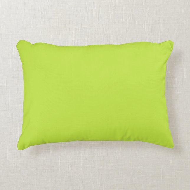Lime Groen Accentkussen 16" x 12" Accent Kussen (Voorkant)