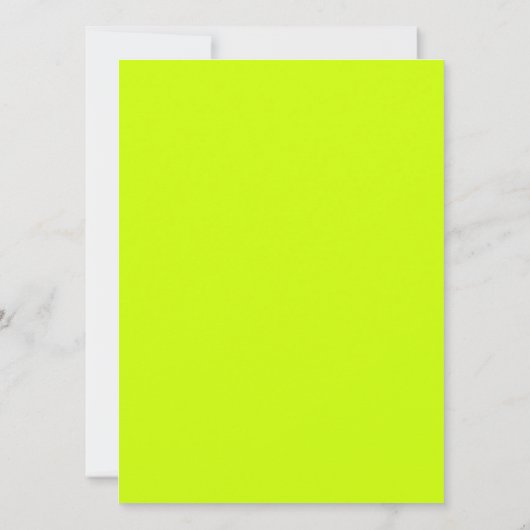 Lime Groen Blauw Kleurrijke Heldere Minimalistisch Kaart (Achterkant)
