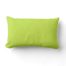 Lime Groen Lumbaal Kussen 13" x 21"