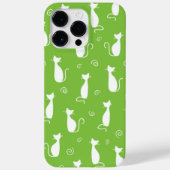 LIME GROEN MET WITTE KATROON PATTERN Case-Mate iPhone CASE (Achterkant)