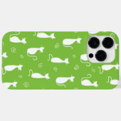 LIME GROEN MET WITTE KATROON PATTERN Case-Mate iPhone CASE (Achterkant (horizontaal))
