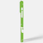 LIME GROEN MET WITTE KATROON PATTERN Case-Mate iPhone CASE (Achterkant / Links)