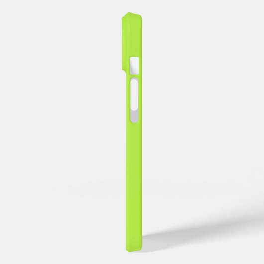 Lime Groen Modern Monogram Case-Mate iPhone Case (Achterkant / Links)