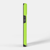 Lime Groen Modern Monogram iPhone Hoesje (Rechterkant)