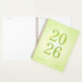 Lime Groene Aura Groot Jaar Planner (Display)