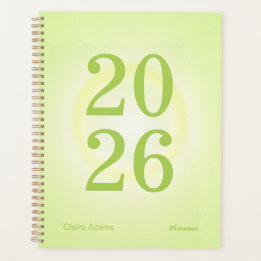 Lime Groene Aura Groot Jaar Planner