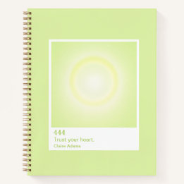 Lime Groene Aura Swatch Engel Nummer Notitieboek