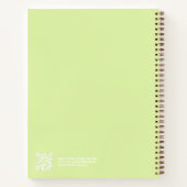 Lime Groene Aura Swatch Engel Nummer Notitieboek (Achterkant)