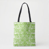 Lime Groene Botanische Luxe Boodschaptas Tote Bag (Voorkant)