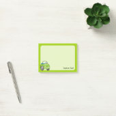 Lime Groene Cartoon Auto Post-it® Notes (Kantoor)