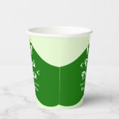 Lime Groene Citrus Tequila & Tulum Bachelorette Papieren Bekers (Rechts)