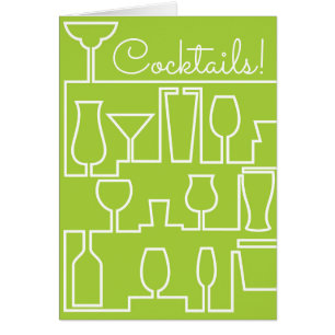 Lime groene cocktail party