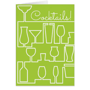 Lime groene cocktail party