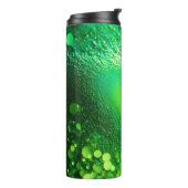 Lime Groene Glitter Thermische Tumbler 12oz Thermosbeker (Gedraaid links)
