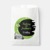 Lime Groene Over de Maan Trouw Persoonlijk Bedankzakje (Voorkant)