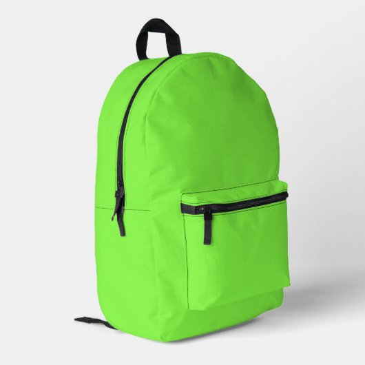 LIME Groene Rugzak  (Achterkant Hoek Links)