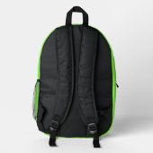 LIME Groene Rugzak  (Achterkant)