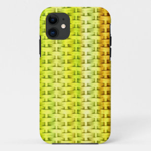 Lime groene teenwilgentretro-grafisch ontwerp Case-Mate iPhone case
