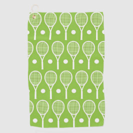 Lime groene tennis racket zweet handdoek