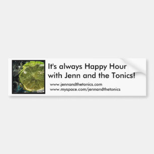 LIME, Het is altijd Happy Hour met Jenn en de ... Bumpersticker