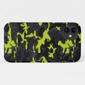 Lime Highlights Camo Case-Mate iPhone Case (Achterkant (horizontaal))